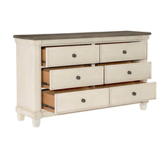 Weaver Antique White Dresser - Ornate Home
