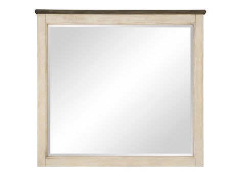 Weaver Antique White Mirror - Ornate Home