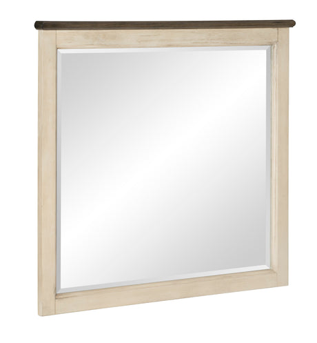 Weaver Antique White Mirror - Ornate Home