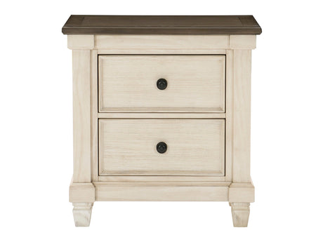 Weaver Antique White Nightstand - Ornate Home