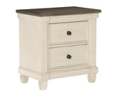 Weaver Antique White Nightstand - Ornate Home