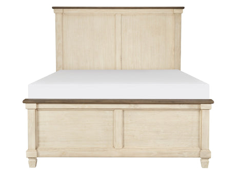 Weaver Antique White Queen Bed - Ornate Home