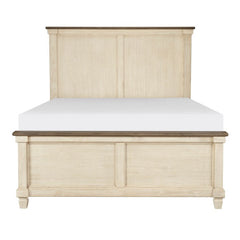 Weaver Antique White Queen Bed - Ornate Home