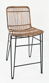 Weaver Brown Hairpin Counter Stool (Set of 2) - Ornate Home