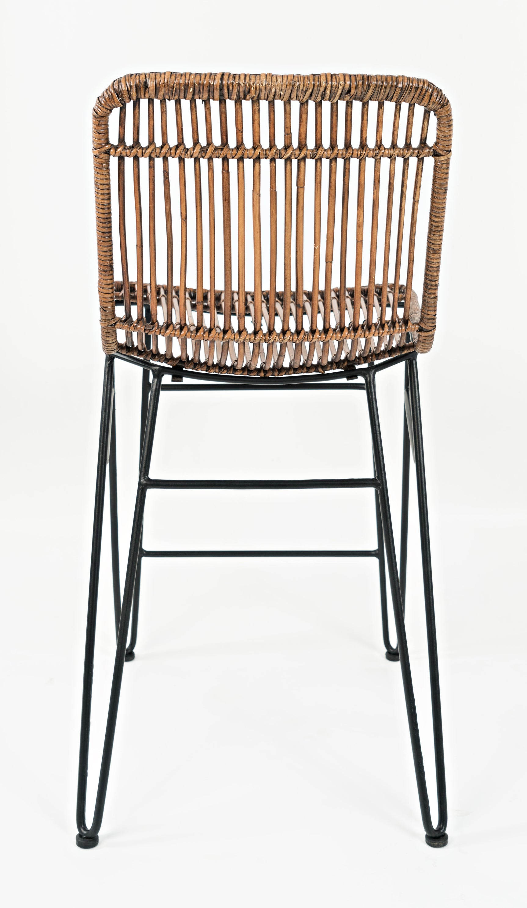 Weaver Brown Hairpin Counter Stool (Set of 2) - Ornate Home