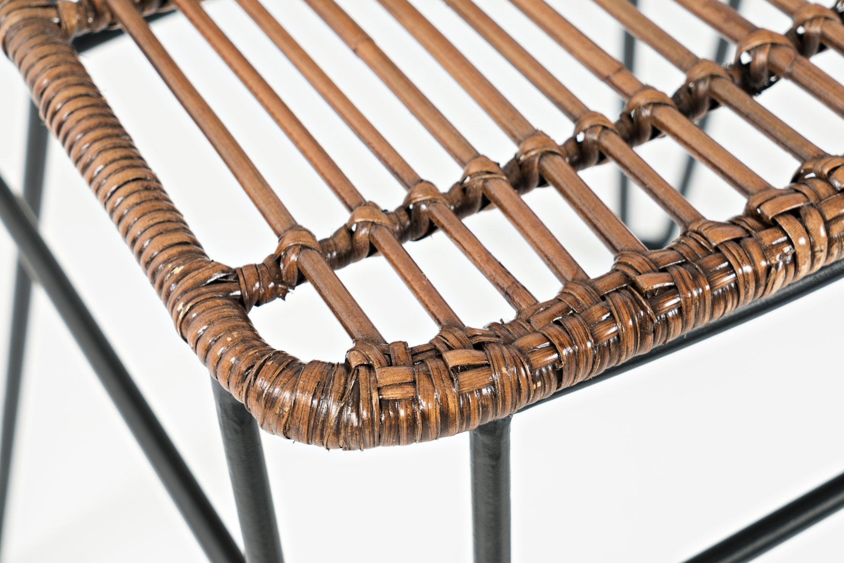 Weaver Brown Hairpin Counter Stool (Set of 2) - Ornate Home