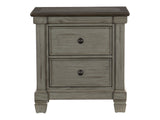 Weaver Coffee/Antique Gray Nightstand - Ornate Home