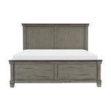 Weaver Coffee/ Antique Gray Queen Bed - Ornate Home