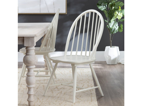Weaver White Dining Chair (Set of 2) - Ornate Home