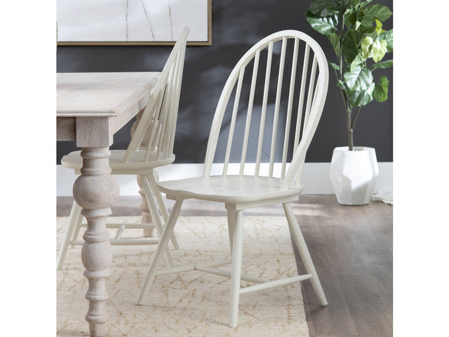 Weaver White Dining Chair (Set of 2) - Ornate Home