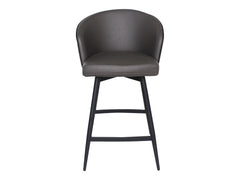 Webber Grey Swivel Counter Stool - Ornate Home