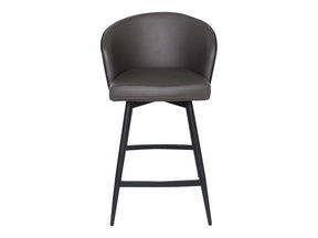 Webber Grey Swivel Counter Stool - Ornate Home