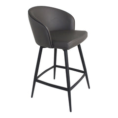 Webber Grey Swivel Counter Stool - Ornate Home