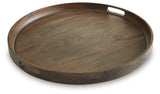 Webbworth Gray Brown Tray - Ornate Home