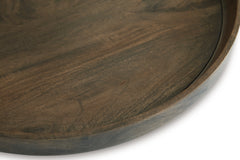 Webbworth Gray Brown Tray - Ornate Home