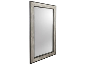Webster Ash/Weathered Cement Floor Mirror - Ornate Home