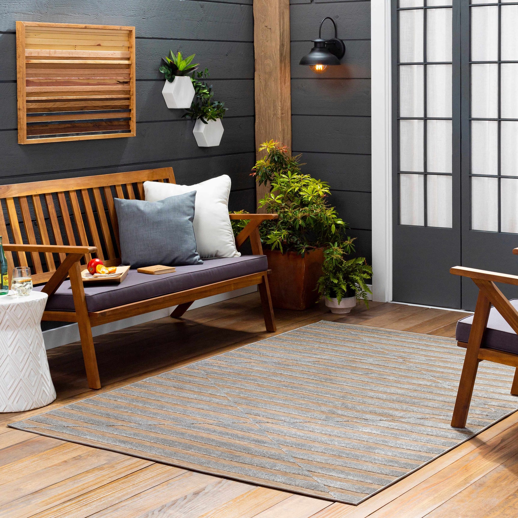 Webuye 3D Outdoor Area Rug - Clearance - Ornate Home