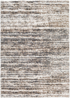 Weddin Striped Plush Area Rug - Ornate Home