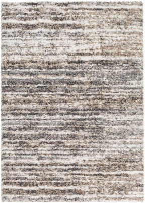 Weddin Striped Plush Area Rug - Ornate Home
