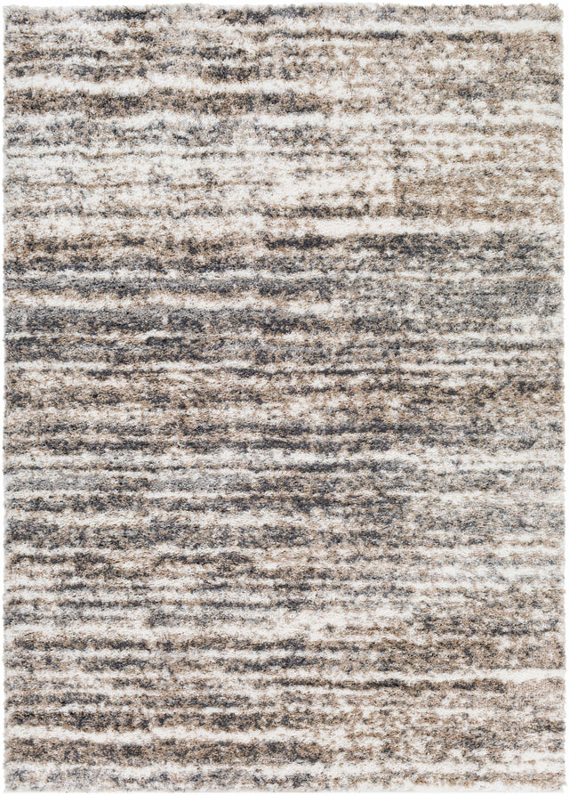 Weddin Striped Plush Area Rug - Ornate Home