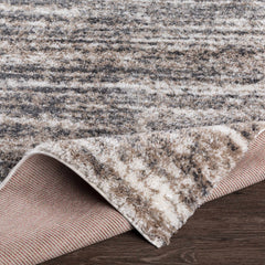 Weddin Striped Plush Area Rug - Ornate Home