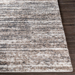 Weddin Striped Plush Area Rug - Ornate Home