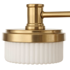 Wedge Brass 12 Light LED Chandelier - Ornate Home