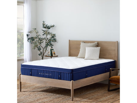 Weekender Blue/White King 11" Euro Top Hybrid Mattress - Ornate Home
