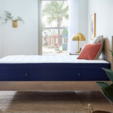 Weekender Blue/White King 13" Euro Top Hybrid Mattress - Ornate Home