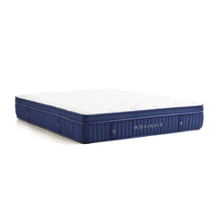 Weekender Blue/White Queen 11" Euro Top Hybrid Mattress - Ornate Home