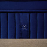 Weekender Blue/White Twin 13" Euro Top Hybrid Mattress - Ornate Home