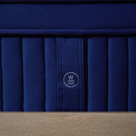 Weekender Blue/White Twin 13" Euro Top Hybrid Mattress - Ornate Home