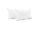 Weekender White/Blue Standard Down Alternative Pillow (2-Pack) - Ornate Home