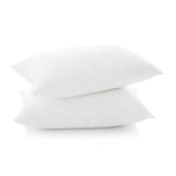 Weekender White/Blue Standard Down Alternative Pillow (2-Pack) - Ornate Home