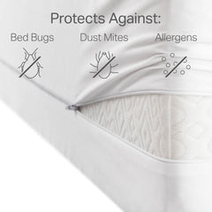 Weekender White Cal King 360 Mattress Encasement - Ornate Home