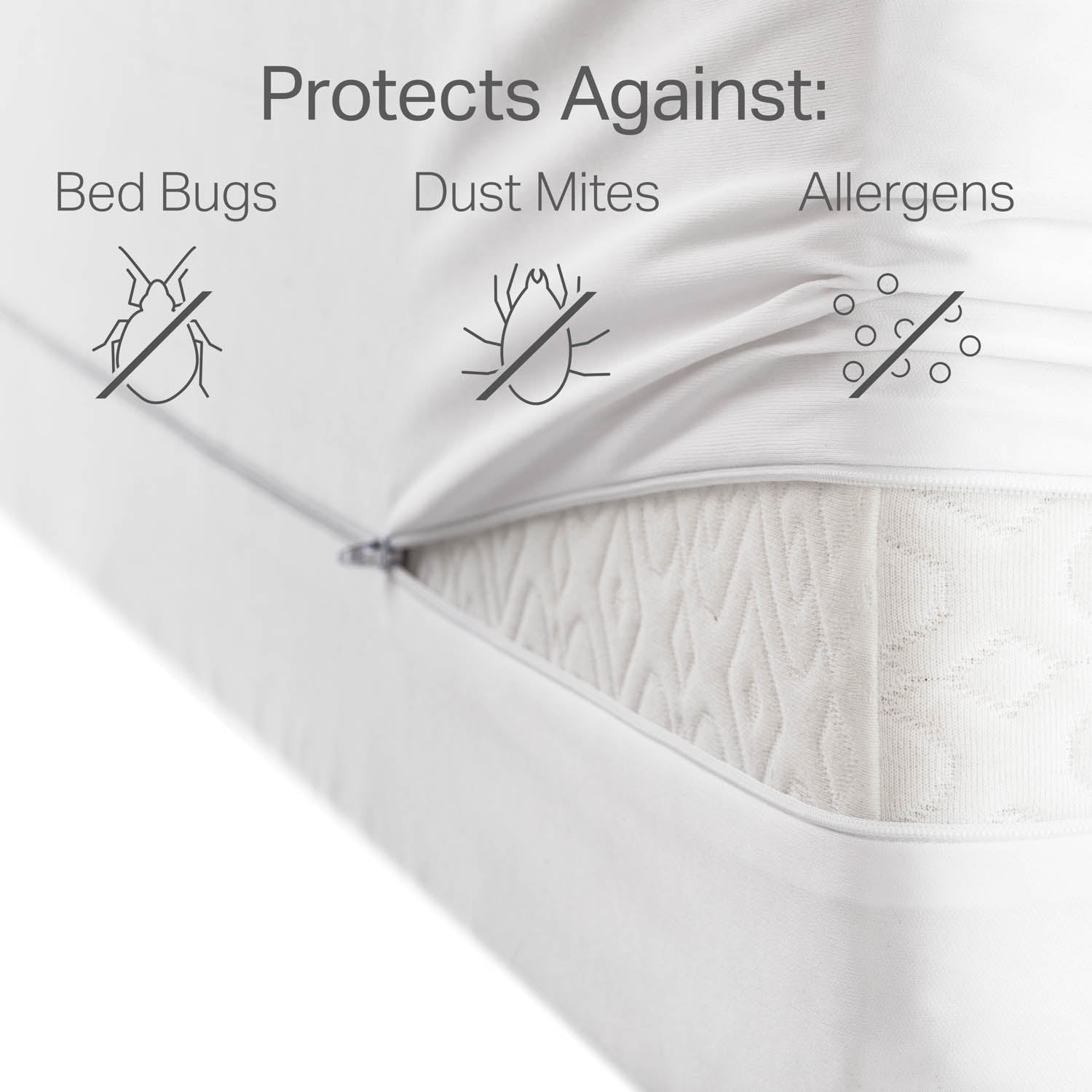 Weekender White Full 360 Mattress Encasement - Ornate Home