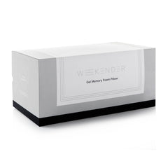 Weekender White Queen Gel Memory Foam Pillow - Ornate Home