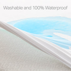 Weekender White Twin XL 360 Mattress Encasement - Ornate Home
