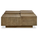 Weiss Natural Oak Cocktail Table - Ornate Home