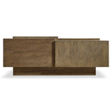 Weiss Natural Oak Cocktail Table - Ornate Home