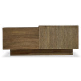 Weiss Natural Oak Cocktail Table - Ornate Home