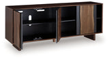 Welby Brown/Charcoal Accent Cabinet (Online Special Price) - Ornate Home