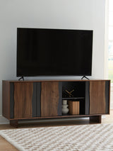 Welby Brown/Charcoal Accent Cabinet (Online Special Price) - Ornate Home