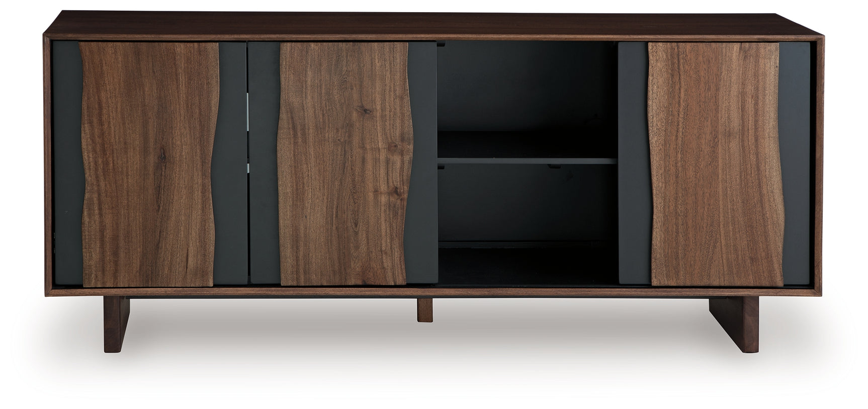 Welby Brown/Charcoal Accent Cabinet - Ornate Home