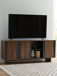 Welby Brown/Charcoal Accent Cabinet - Ornate Home