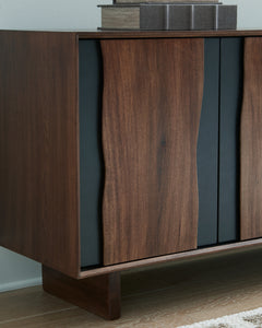 Welby Brown/Charcoal Accent Cabinet - Ornate Home