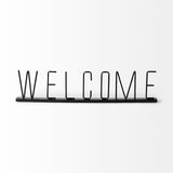 Welcome Black Metal Sign - Ornate Home