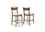 Weldon Brown Counter Height Chair (Set of 2) - Ornate Home