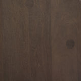 Weldon Dark Brown/Matte Black Wood Metal Counter Stool