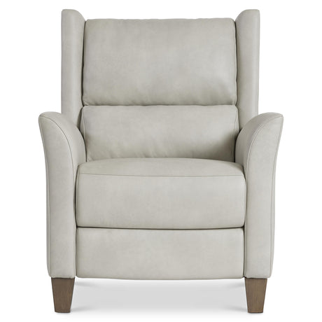 Weller Beige/Tan Leather Power Motion Chair - Ornate Home